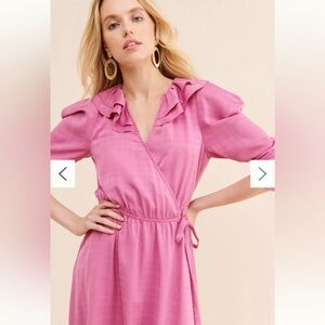 Current Air Midi Wrap Dress